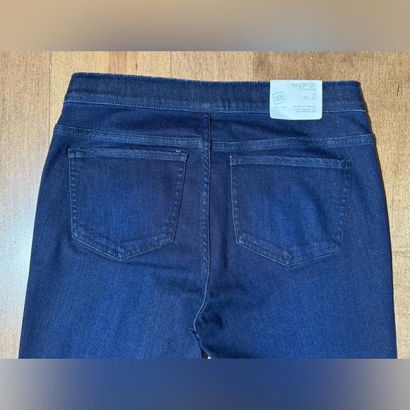 J Jill Denim Leggings Shoreline Blue‎ Stretch High Rise Jeans Women’s Size 2 NWT - Picture 4 of 8